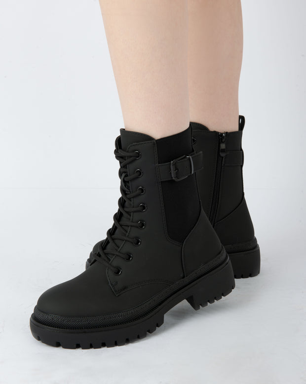 Utility Combat Boots - Black