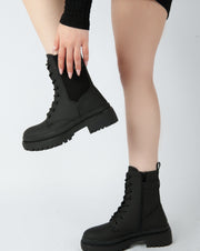 Utility Combat Boots - Black