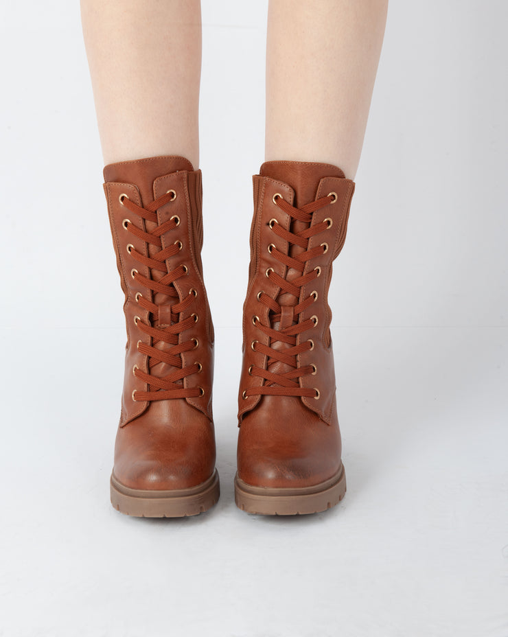 Heritage Ankle Boots - Camel