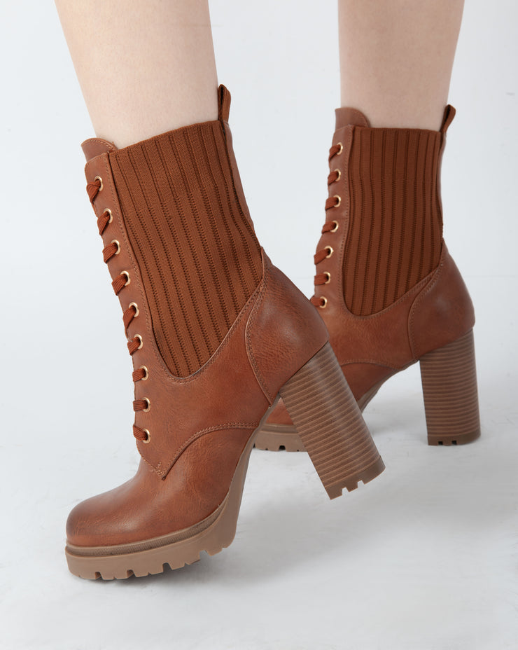 Heritage Ankle Boots - Camel