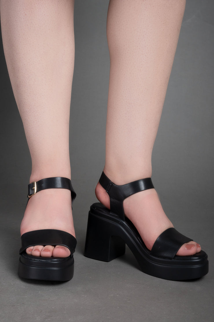 Bold Platform Heels - Black