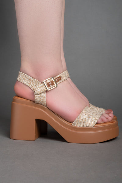 Boho Heels - Beige