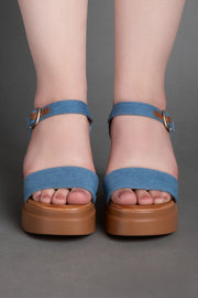 Boho Heels - Blue