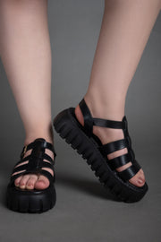 Platform Sandals - Black