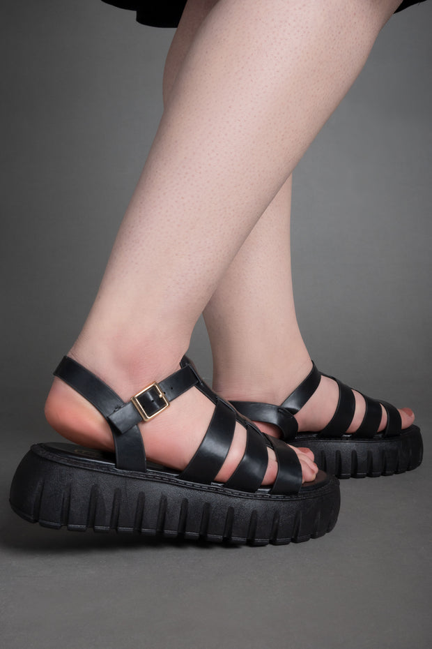 Platform Sandals - Black