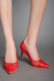 Elegant Class Heels - Red