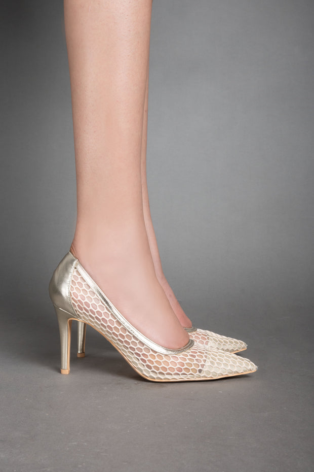 Elegant Class Heels - Gold
