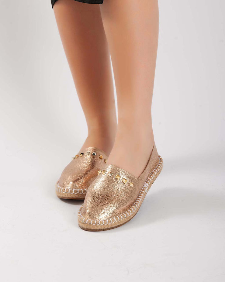 Metallic Flats - Champagne