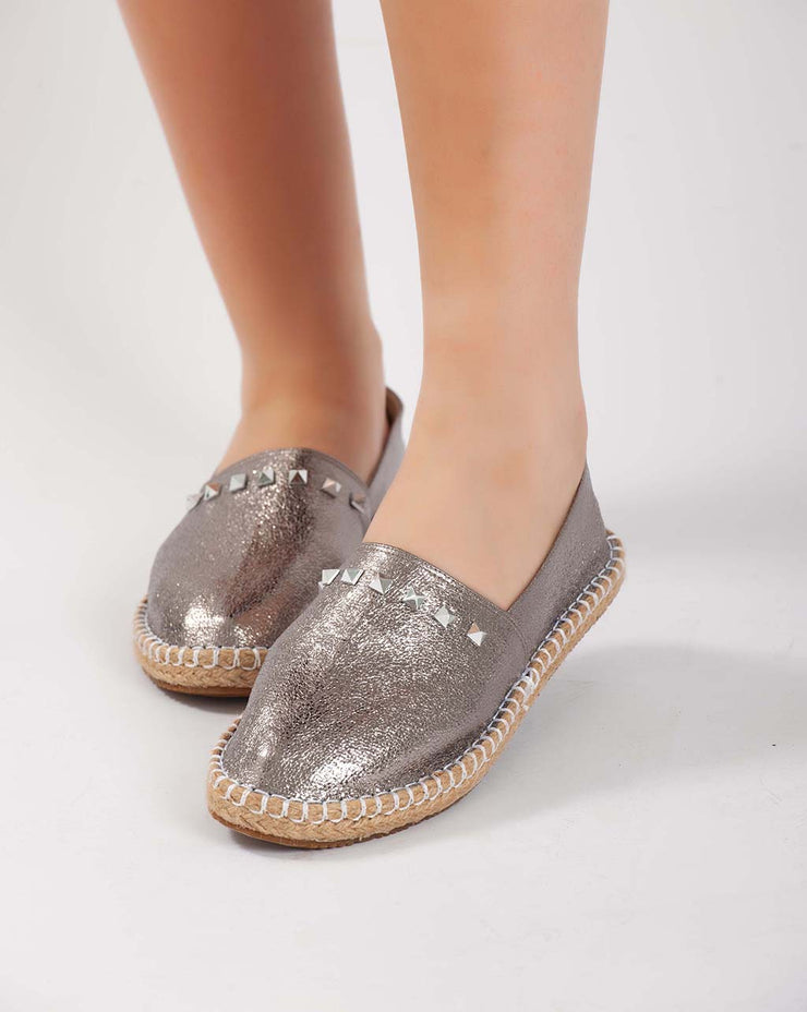 Metallic Flats - Silver