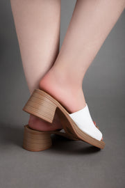 Modern Minimalist Sandals - White