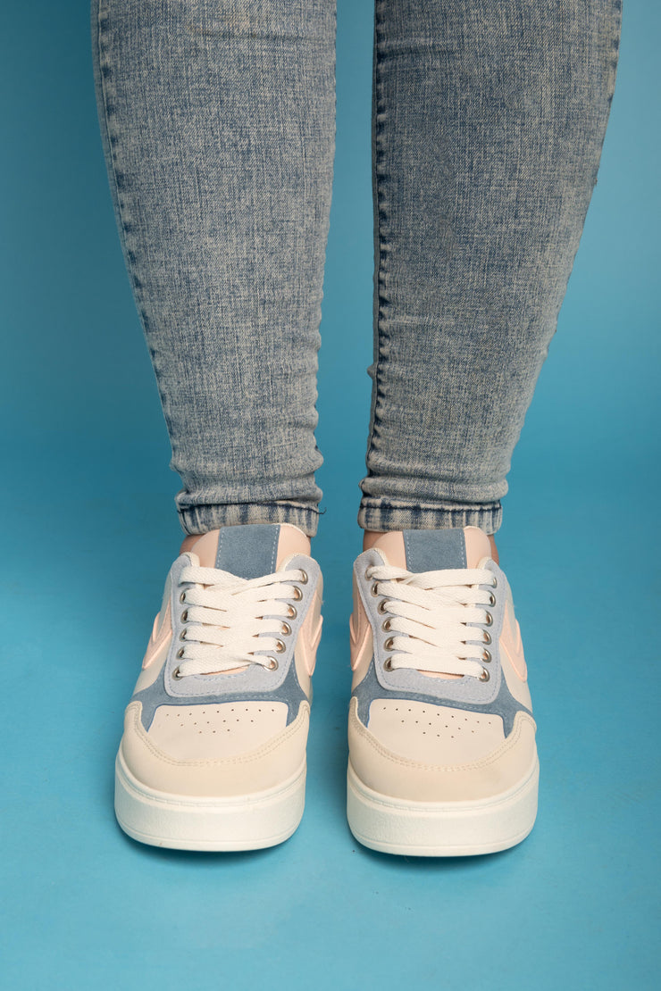 Trendy Casual Sneakers - Blue