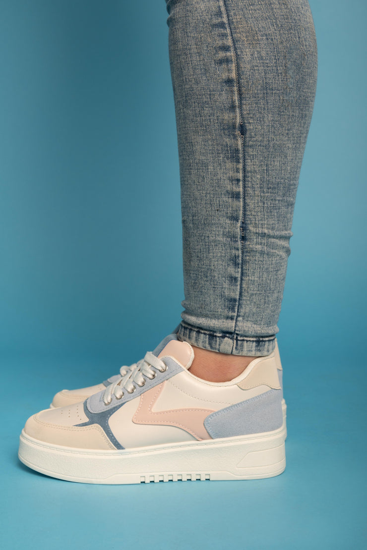 Trendy Casual Sneakers - Blue