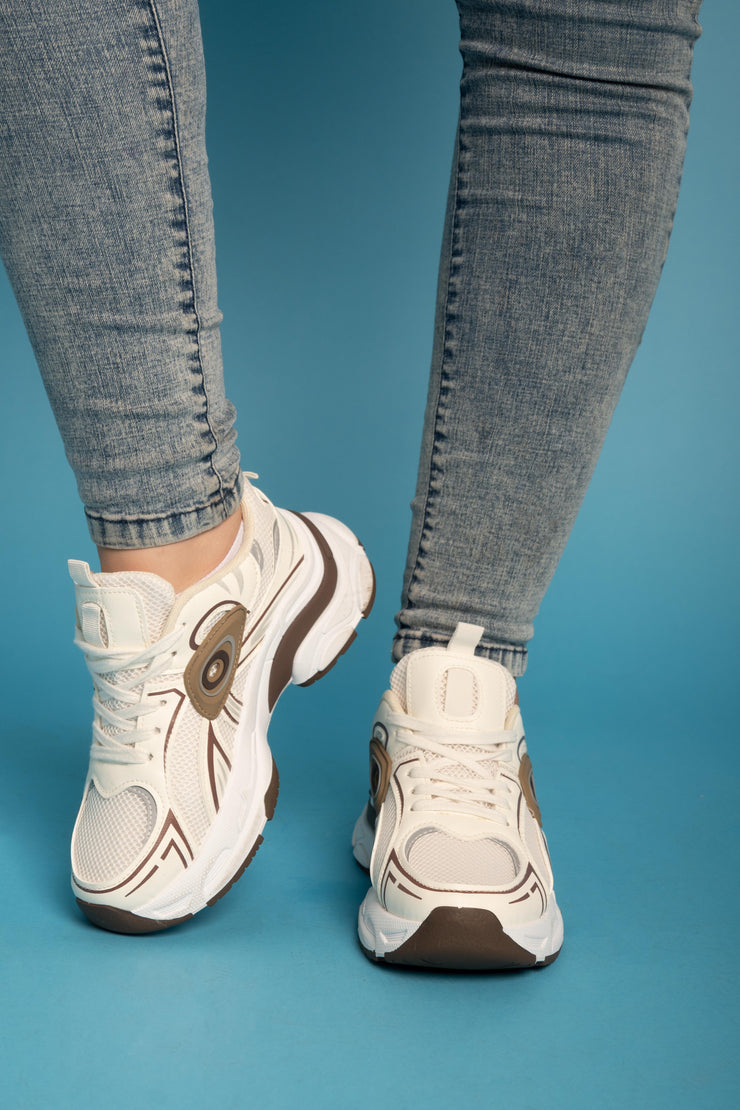 Quantum Leap Sneakers - Beige