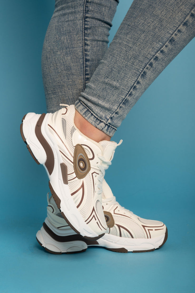 Quantum Leap Sneakers - Beige