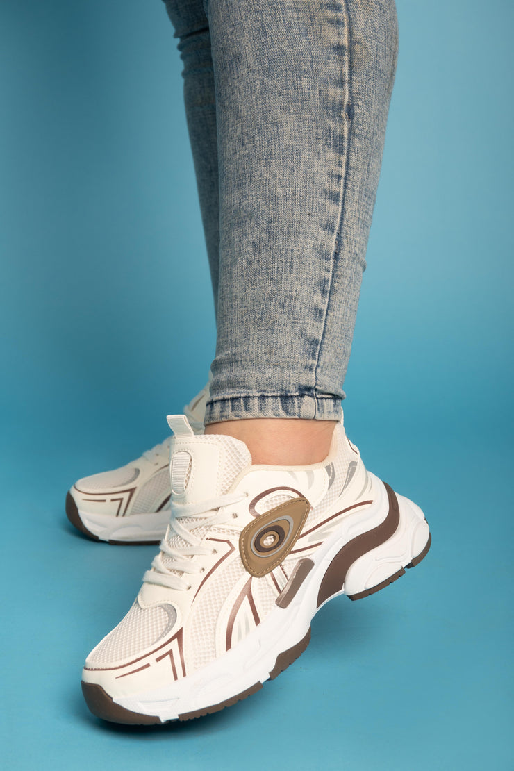 Quantum Leap Sneakers - Beige