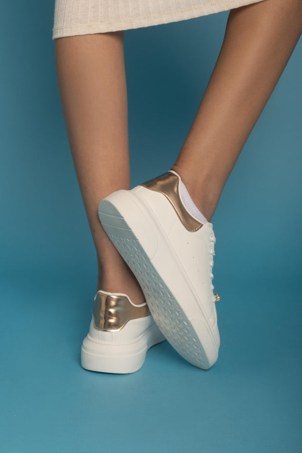 Diamond Walk Sneakers - Gold