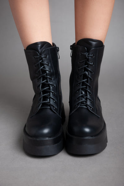 Biker Half Boot - Black