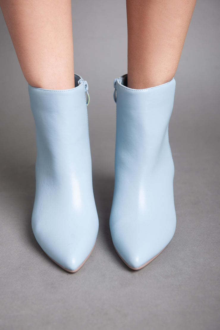 High Heel Classy Ankle Boot - Babyblue