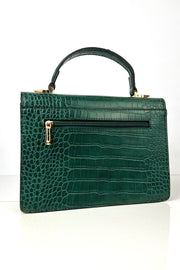 Croc Leather Handbag
