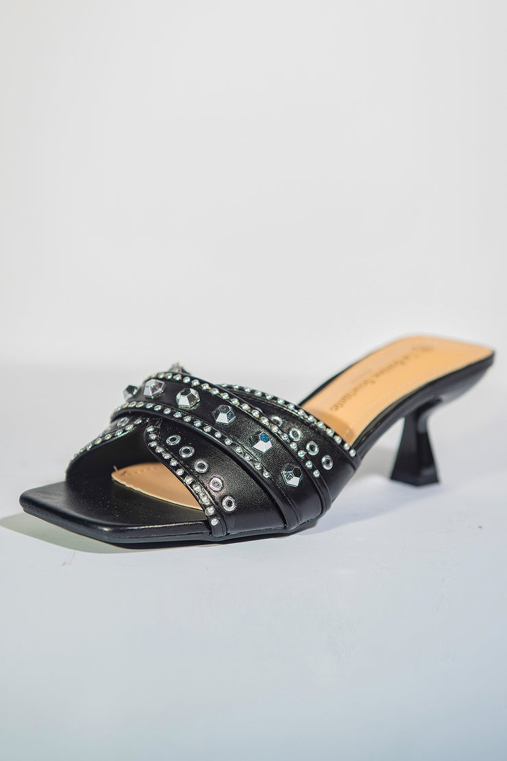 Jewels Heels - Black