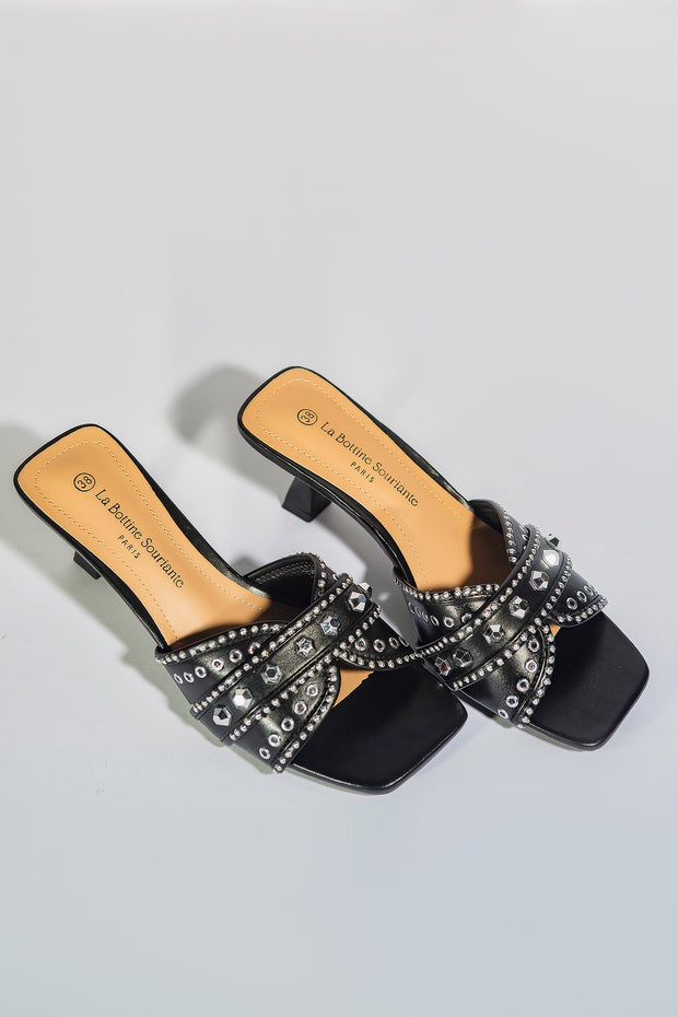 Jewels Heels - Black