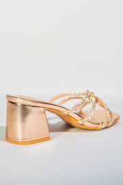 Entangled Heels - Champagne