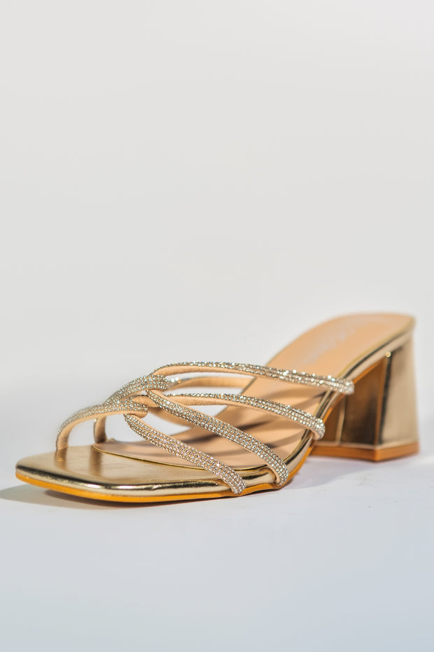 Entangled Heels - Gold