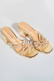 Entangled Heels - Gold