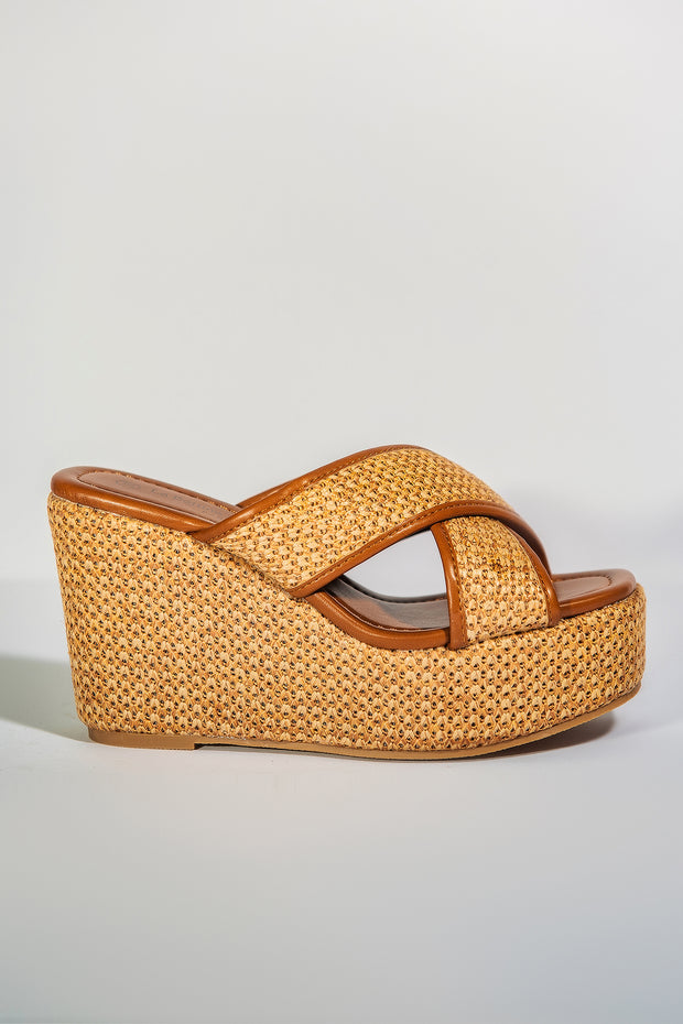 Bulky Summer Sandals - Camel