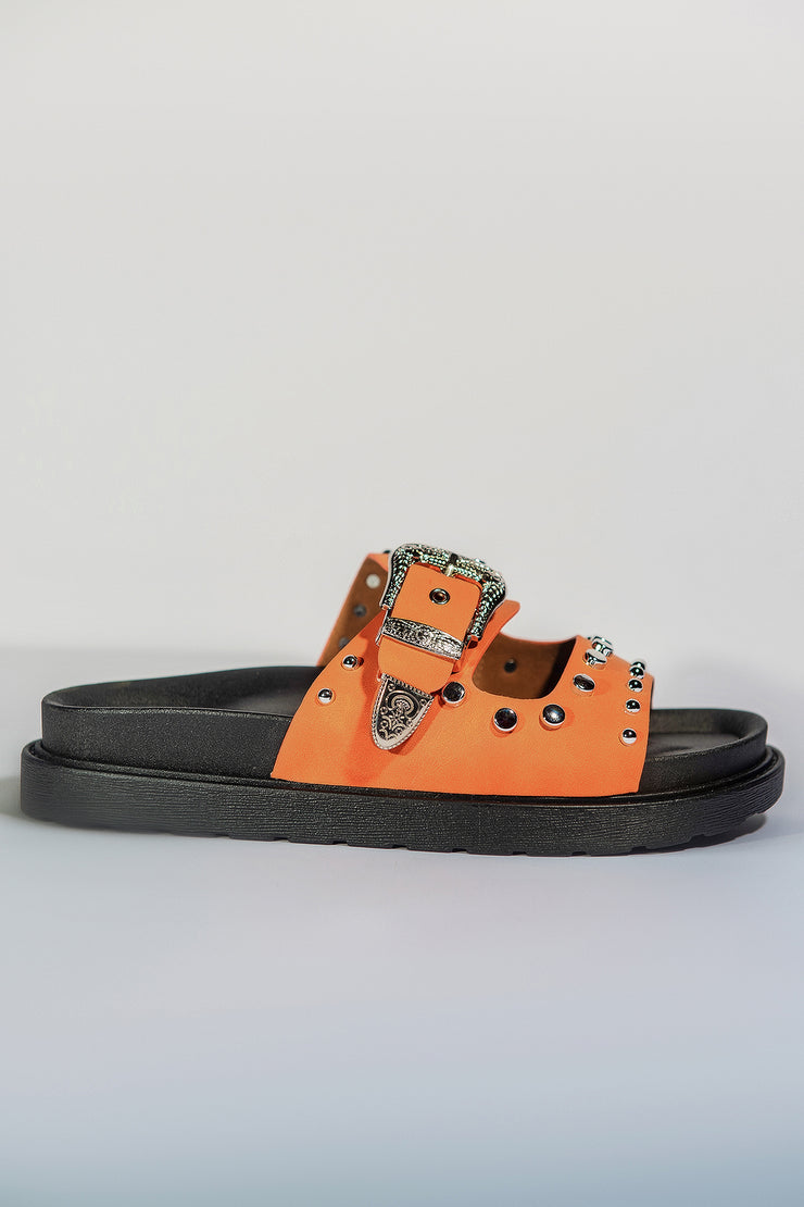 Shinny Shinny Slipper - Orange