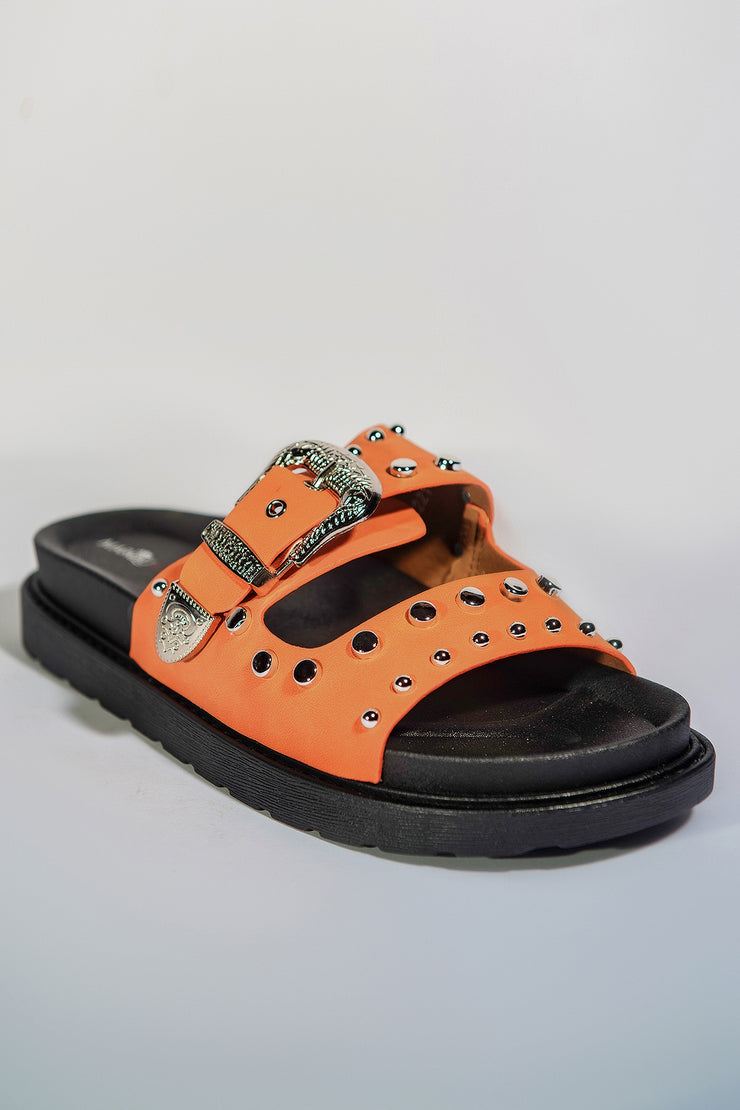 Shinny Shinny Slipper - Orange