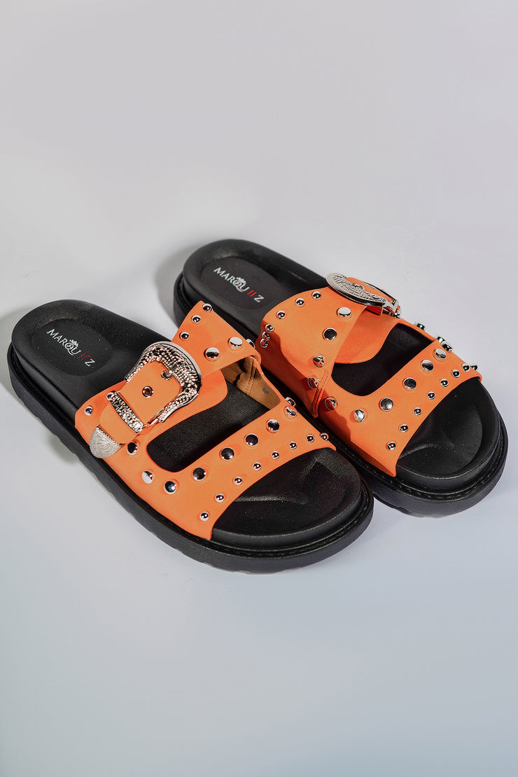 Shinny Shinny Slipper - Orange