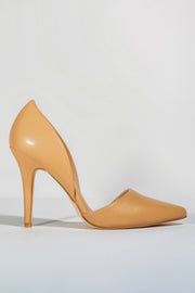 Classic Pointy Heels - Beige