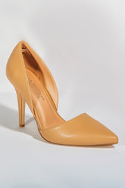 Classic Pointy Heels - Beige