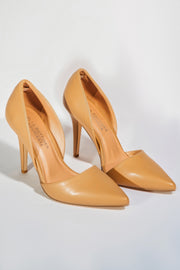 Classic Pointy Heels - Beige