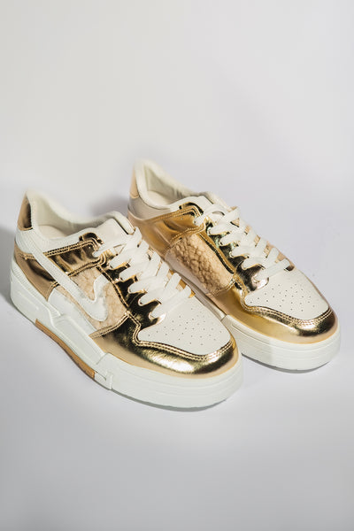 The Right Mark Sneakers - Gold