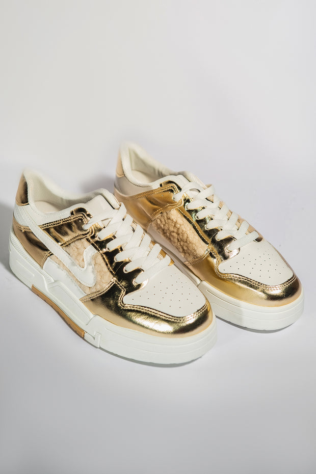 The Right Mark Sneakers - Gold