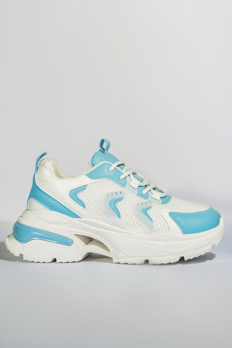 Glowy Bulky Sneakers - Blue