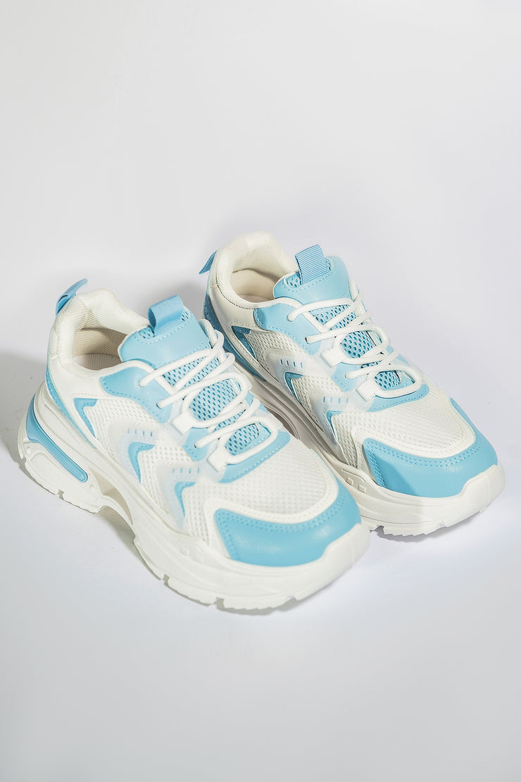 Glowy Bulky Sneakers - Blue