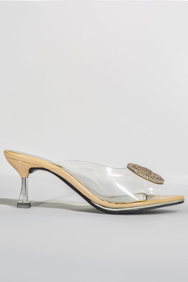 The Emblem Heels - Beige