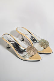 The Emblem Heels - Beige