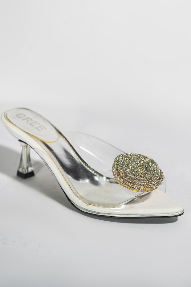 The Emblem Heels - Silver