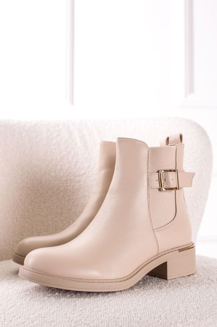 chelsea ankle boots - Beige