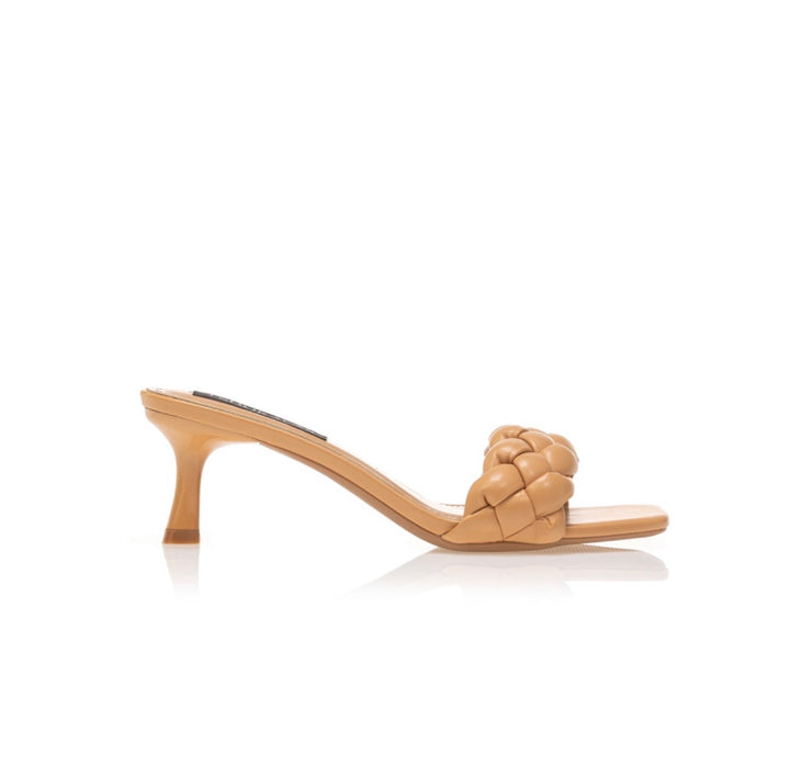 Braided - Sandal Heels - Beige