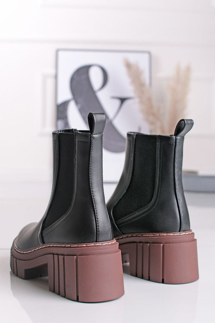 Suedo ankle boots - Black