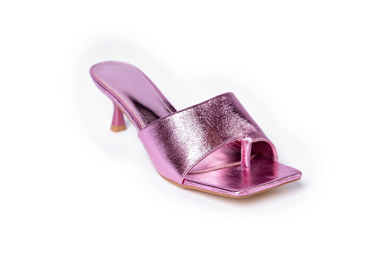 Logan Metallic mules - Sandal Heels