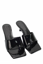 Logan mules - Sandal Heels - Black