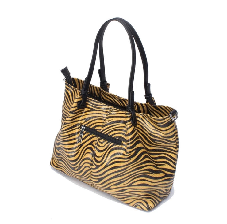 Animal printed snake bag